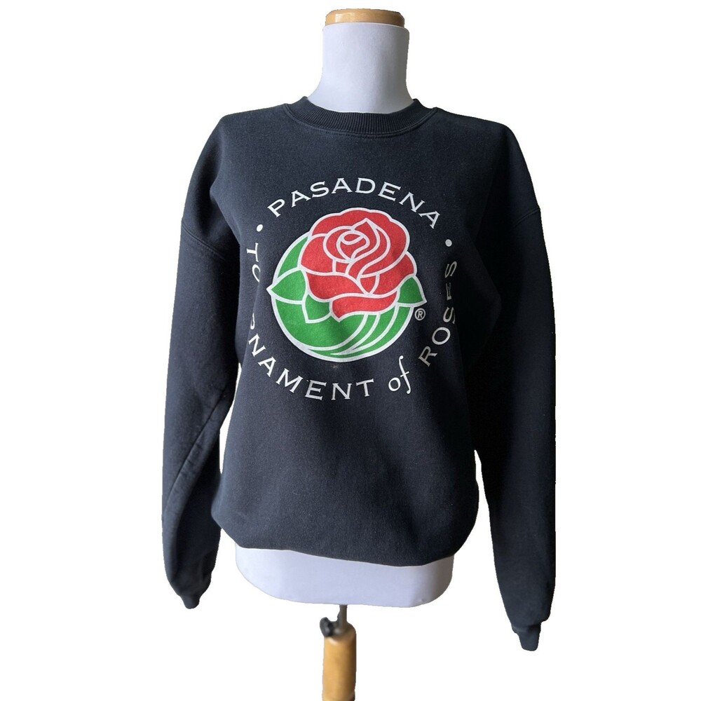 XO Sports Official Pasadena Tournament of Roses Rose Bowl Sweatshirt Black M